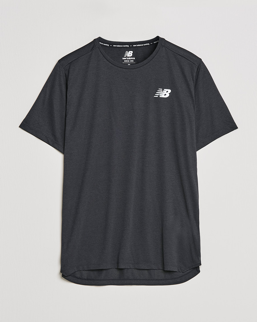 Uomini | T-shirt | New Balance Running | Impact Run Short Sleeve T-Shirt Black
