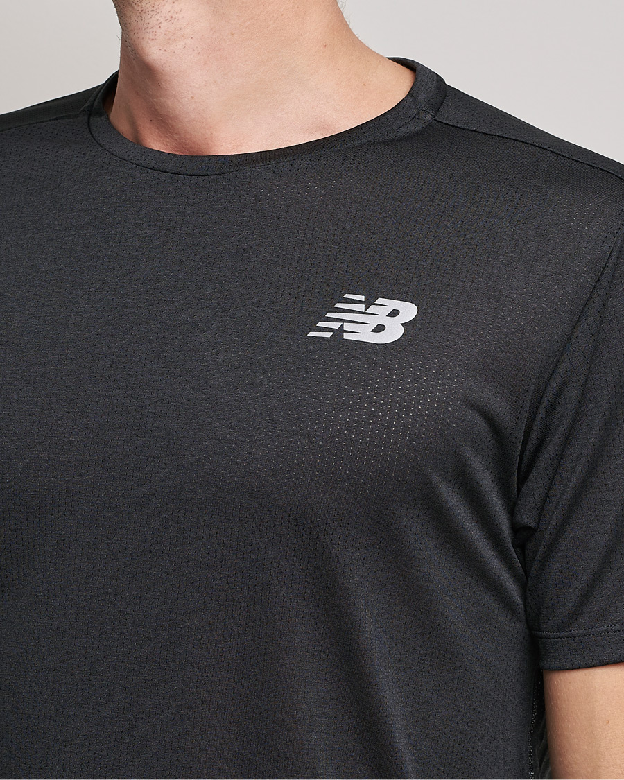 Uomini | T-shirt | New Balance Running | Impact Run Short Sleeve T-Shirt Black