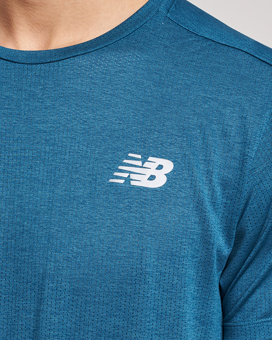 Uomini | T-shirt | New Balance Running | Impact Run Short Sleeve T-Shirt Dark Moonstone