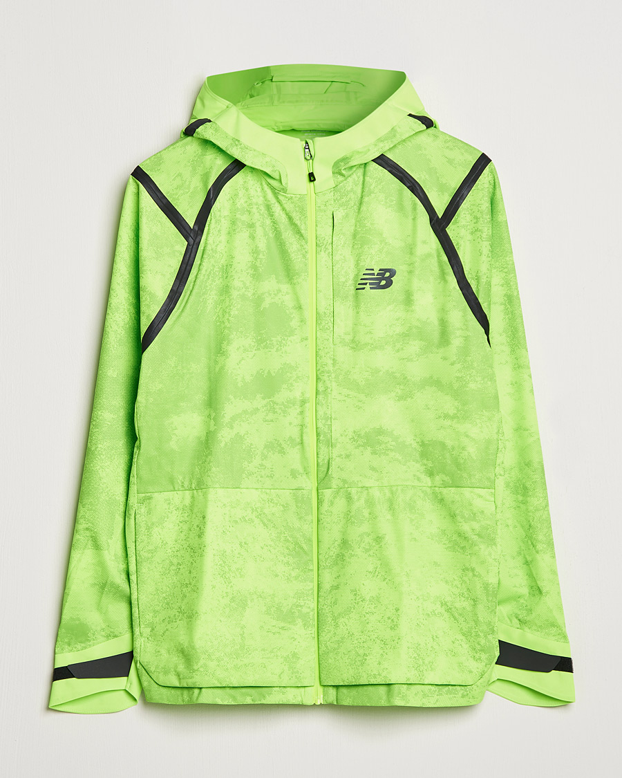 Uomini | Giacche | New Balance Running | All-Terrain Waterproof Jacket Pixel Green