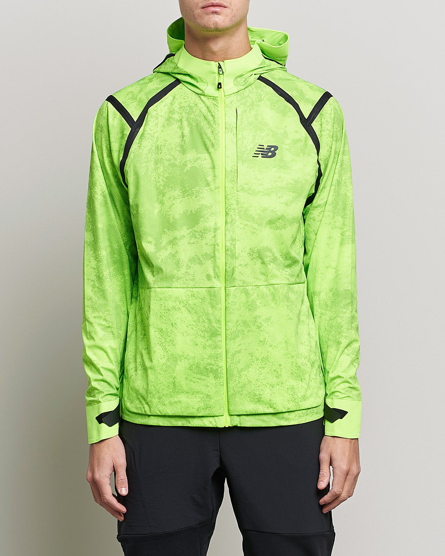 Uomini | Giacche | New Balance Running | All-Terrain Waterproof Jacket Pixel Green