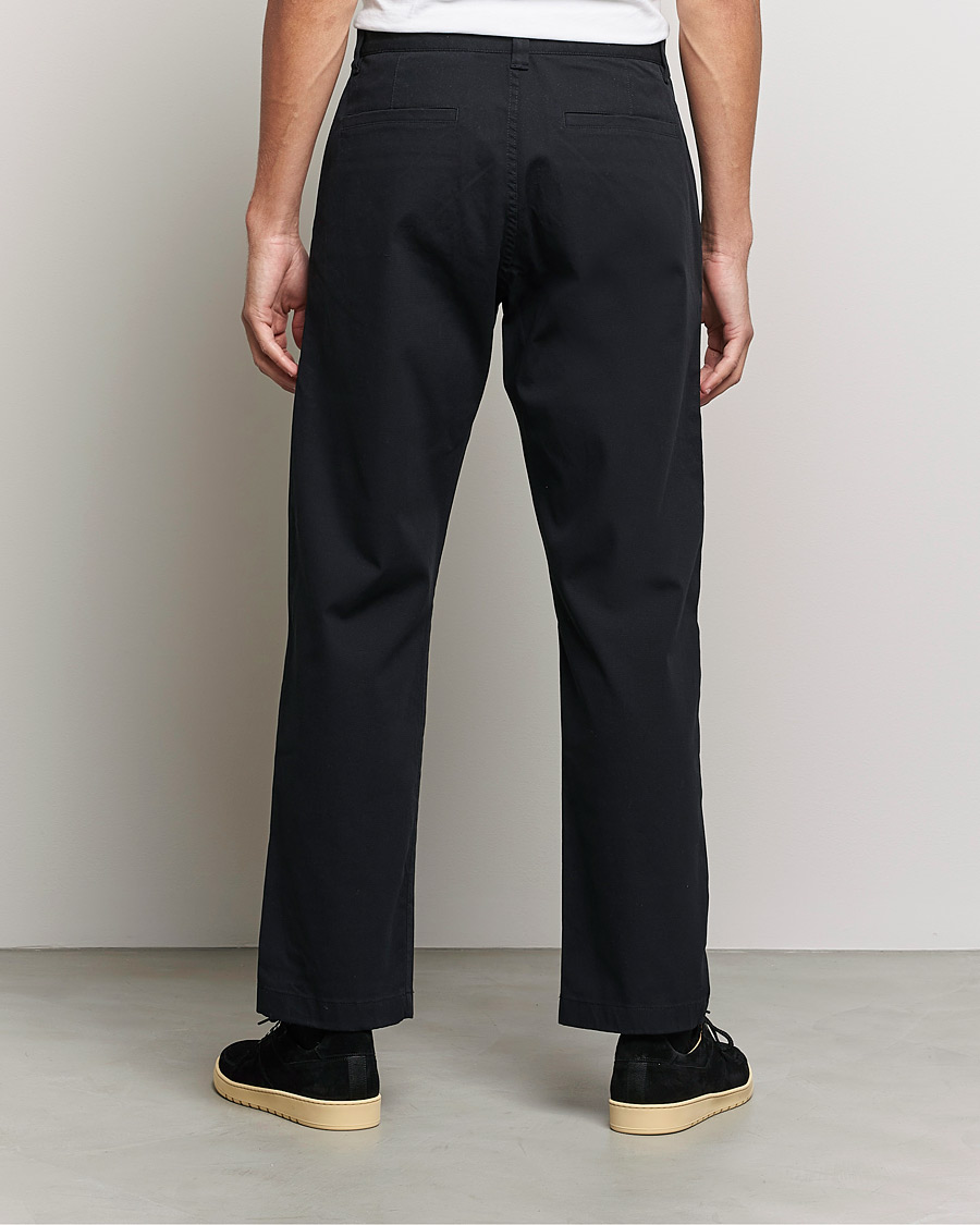 Uomini | Pantaloni | NN07 | Alex Straight Fit Cotton Chinos Black