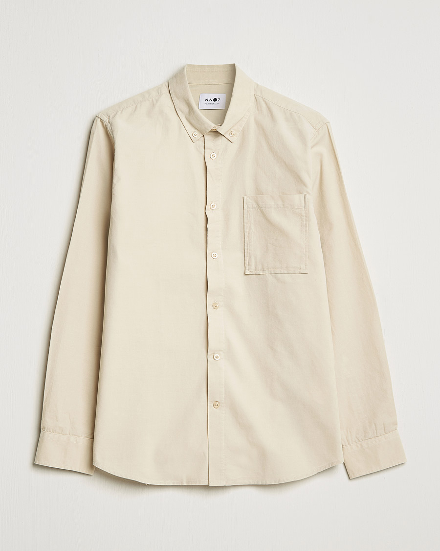 Uomini | Camicie | NN07 | Arne Corduroy Shirt Ecru