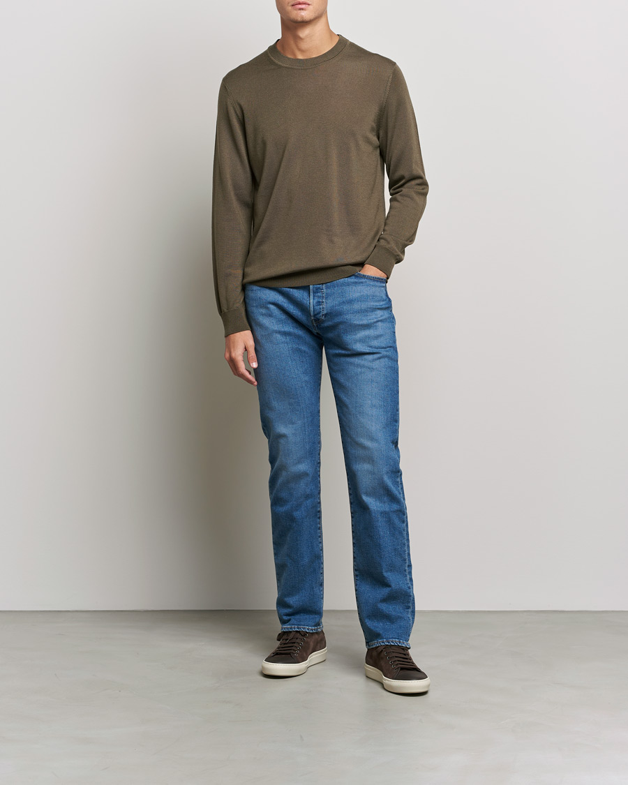 Uomini | Maglieria | NN07 | Ted Merino Crew Neck Pullover Pyramid