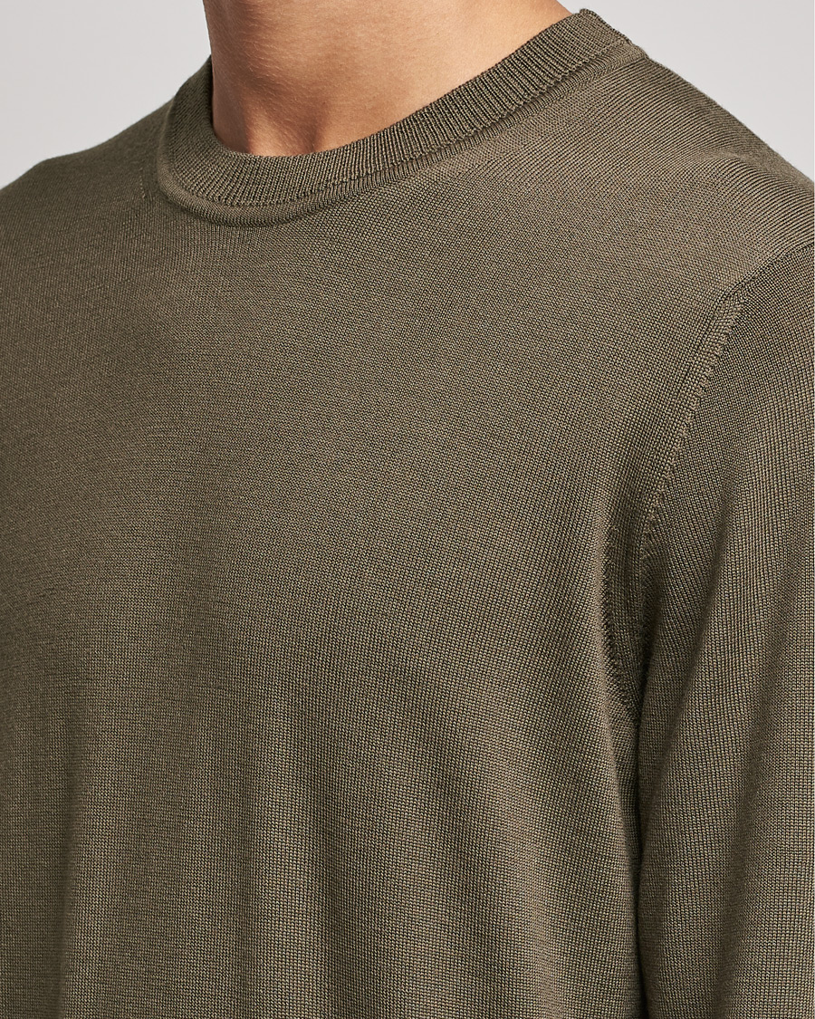 Uomini | Maglieria | NN07 | Ted Merino Crew Neck Pullover Pyramid