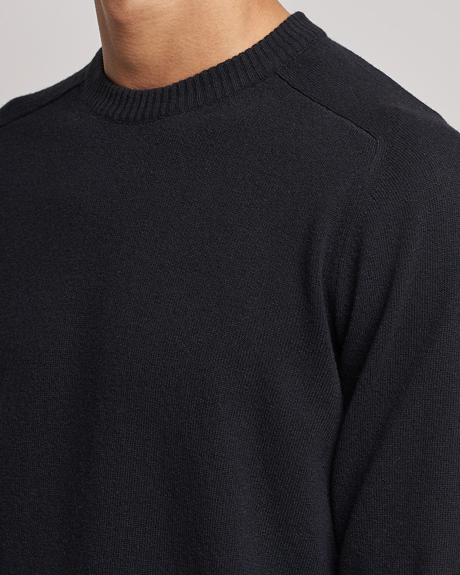 Uomini | Maglieria | NN07 | Edward Lambswool Crew Neck Pullover Black