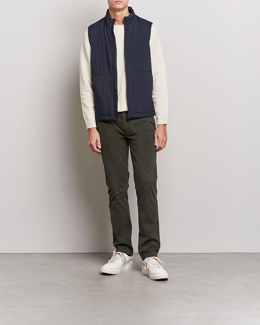 Uomini | Pantaloni | NN07 | Marco Slim Fit Stretch Chinos Dark Green