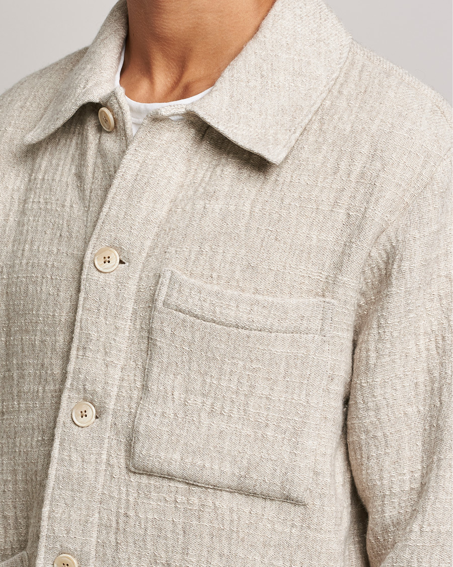 Uomini | Camicie | NN07 | Ibrahim Structured Overshirt Off White