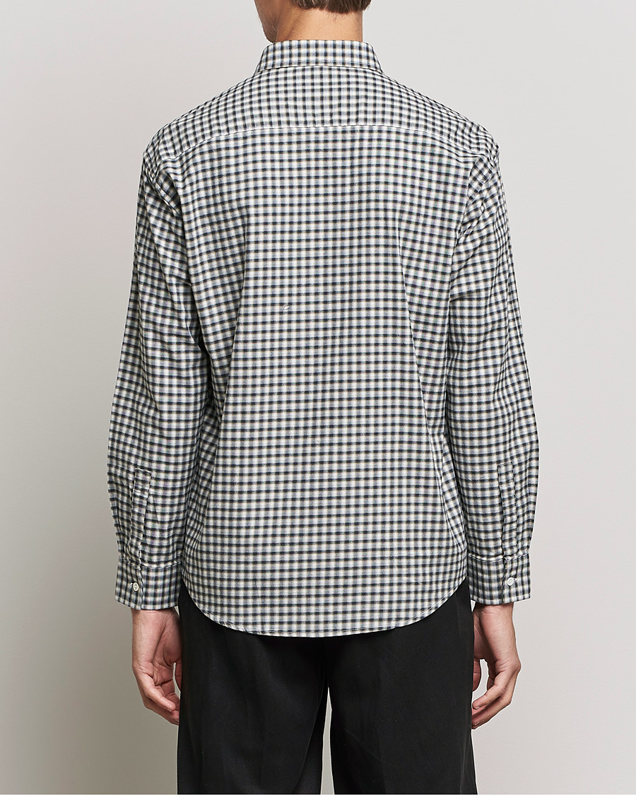 Uomini | Camicie | NN07 | Deon Cotton Checked Shirt Black/White