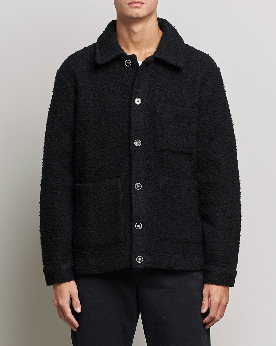 Uomini | Maglieria | NN07 | Olav Fleece Jacket Black