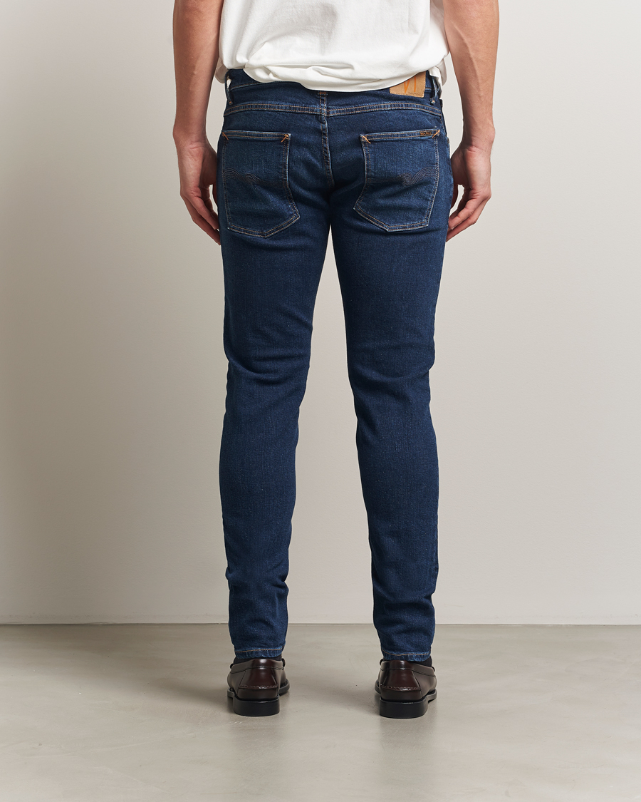 Uomini | Jeans | Nudie Jeans | Tight Terry Jeans Dark Steel