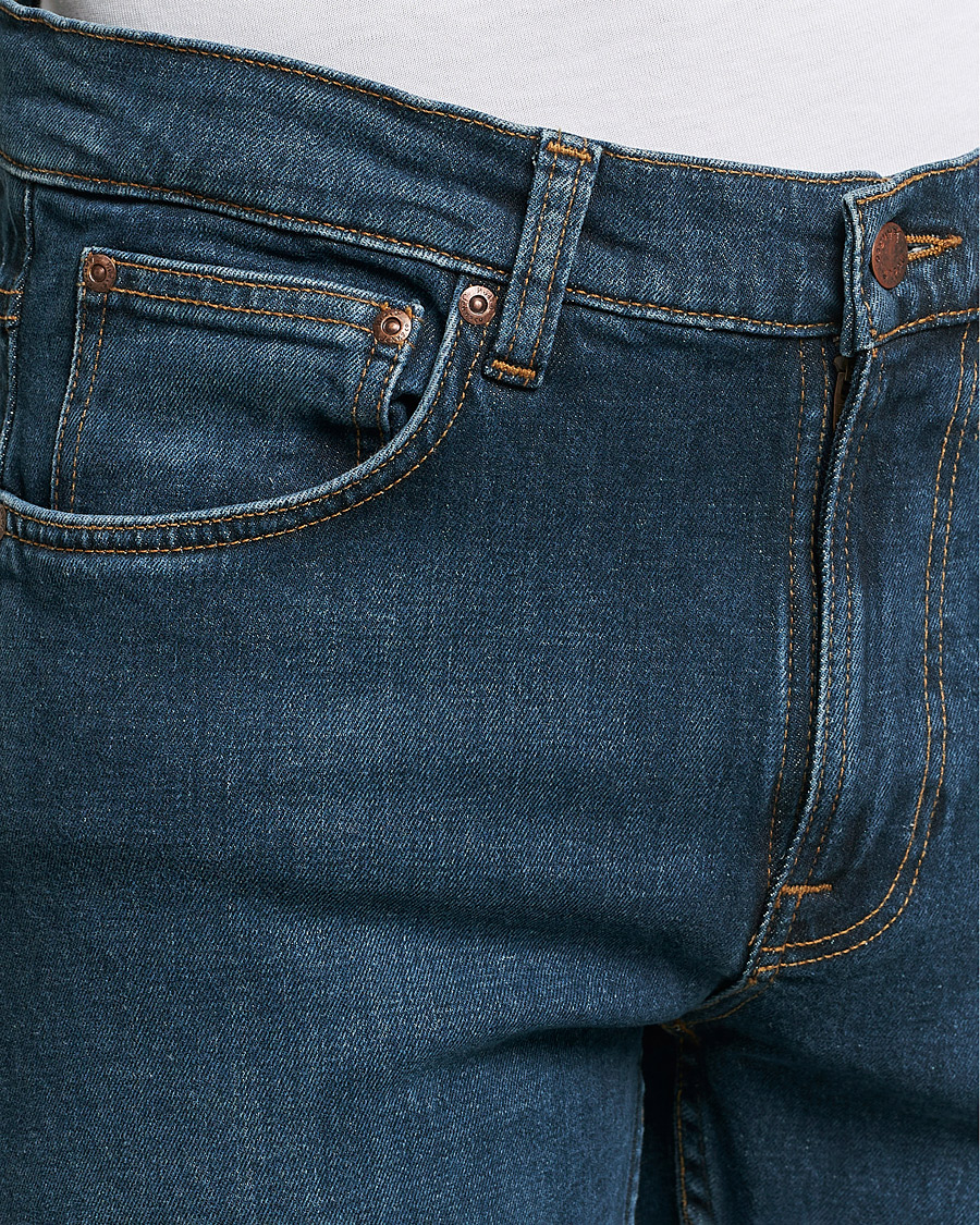 Uomini | Jeans | Nudie Jeans | Lean Dean Organic Jeans Blue Rock