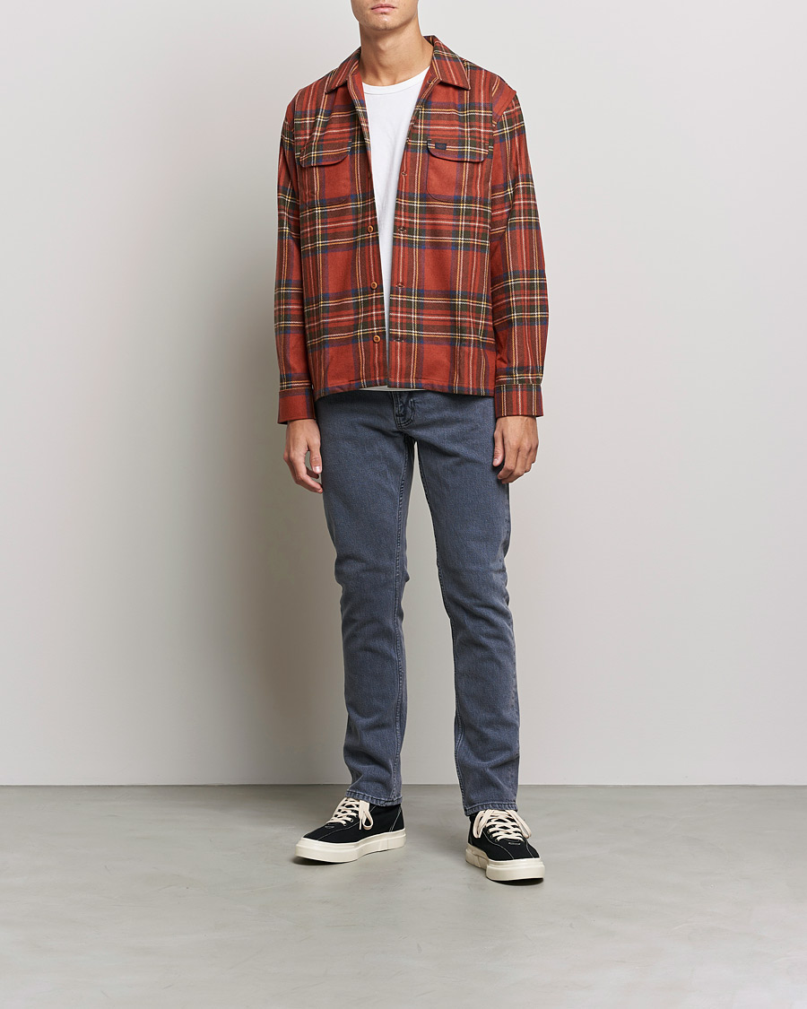 Uomini | Jeans | Nudie Jeans | Lean Dean Organic Jeans Grey Ash