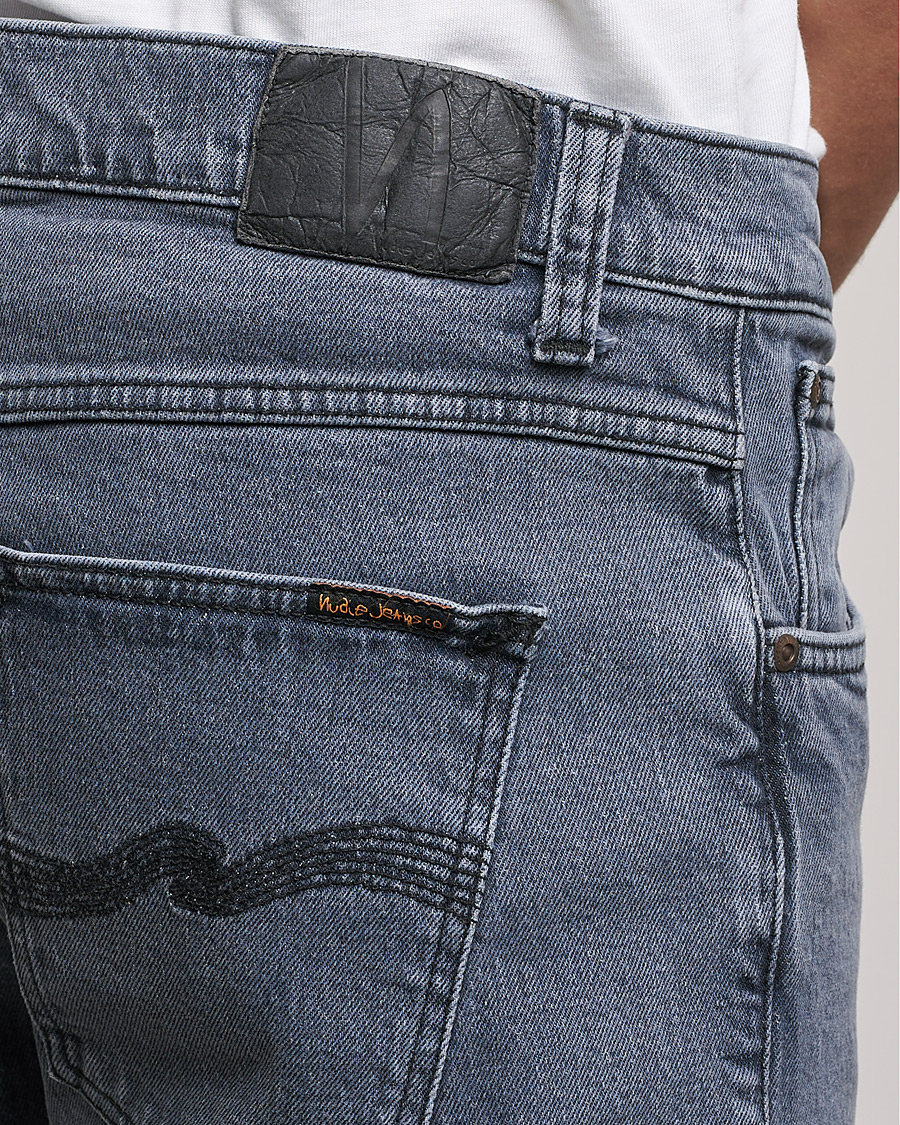 Uomini | Jeans | Nudie Jeans | Lean Dean Organic Jeans Grey Ash