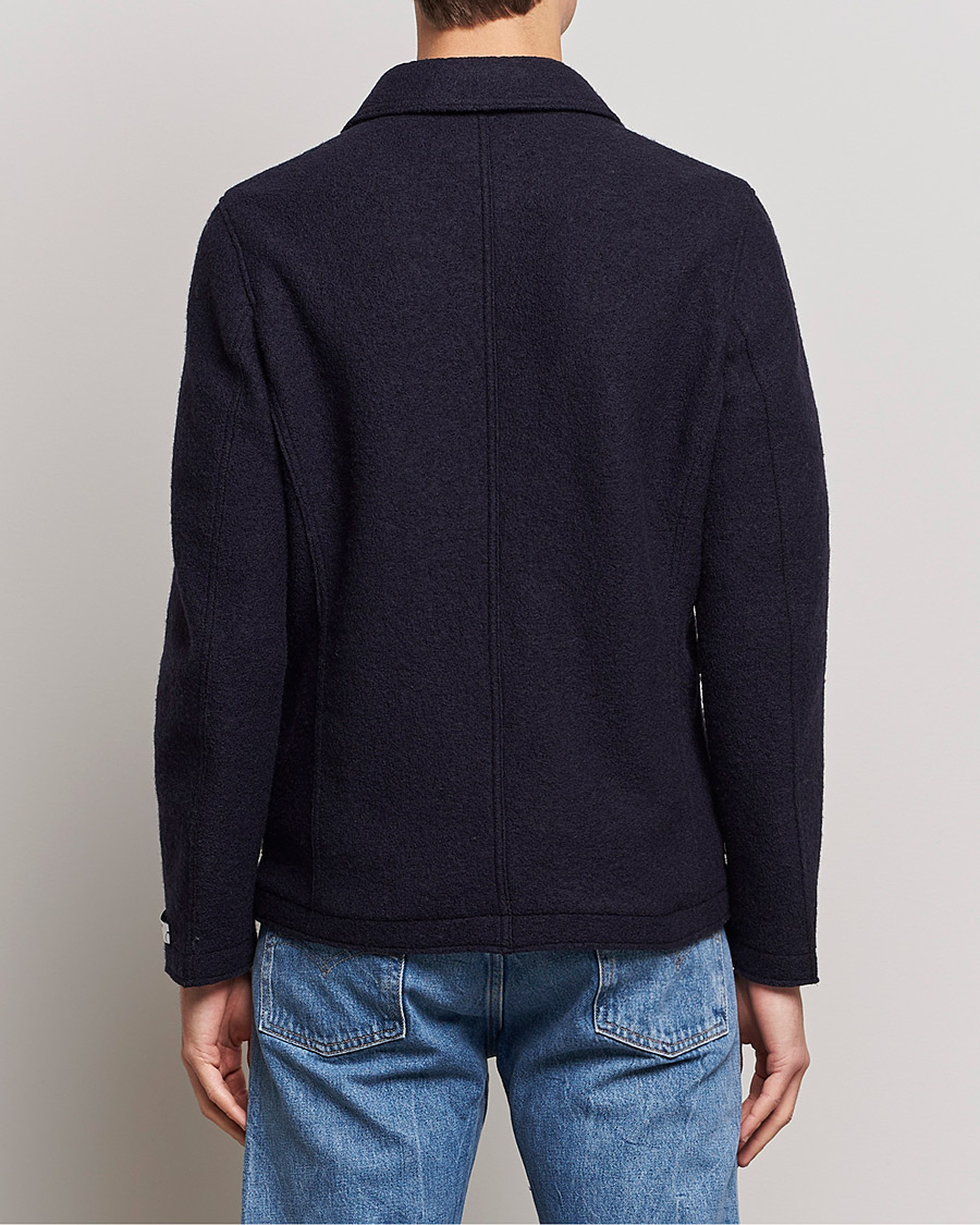 Uomini | Blazers | Tiger of Sweden | Gio Knitted Wool Blazer Light Ink