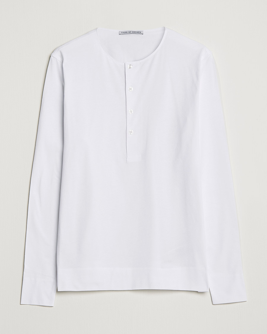 Uomini | T-shirt | Tiger of Sweden | Cappe Organic Cotton Tee Pure White