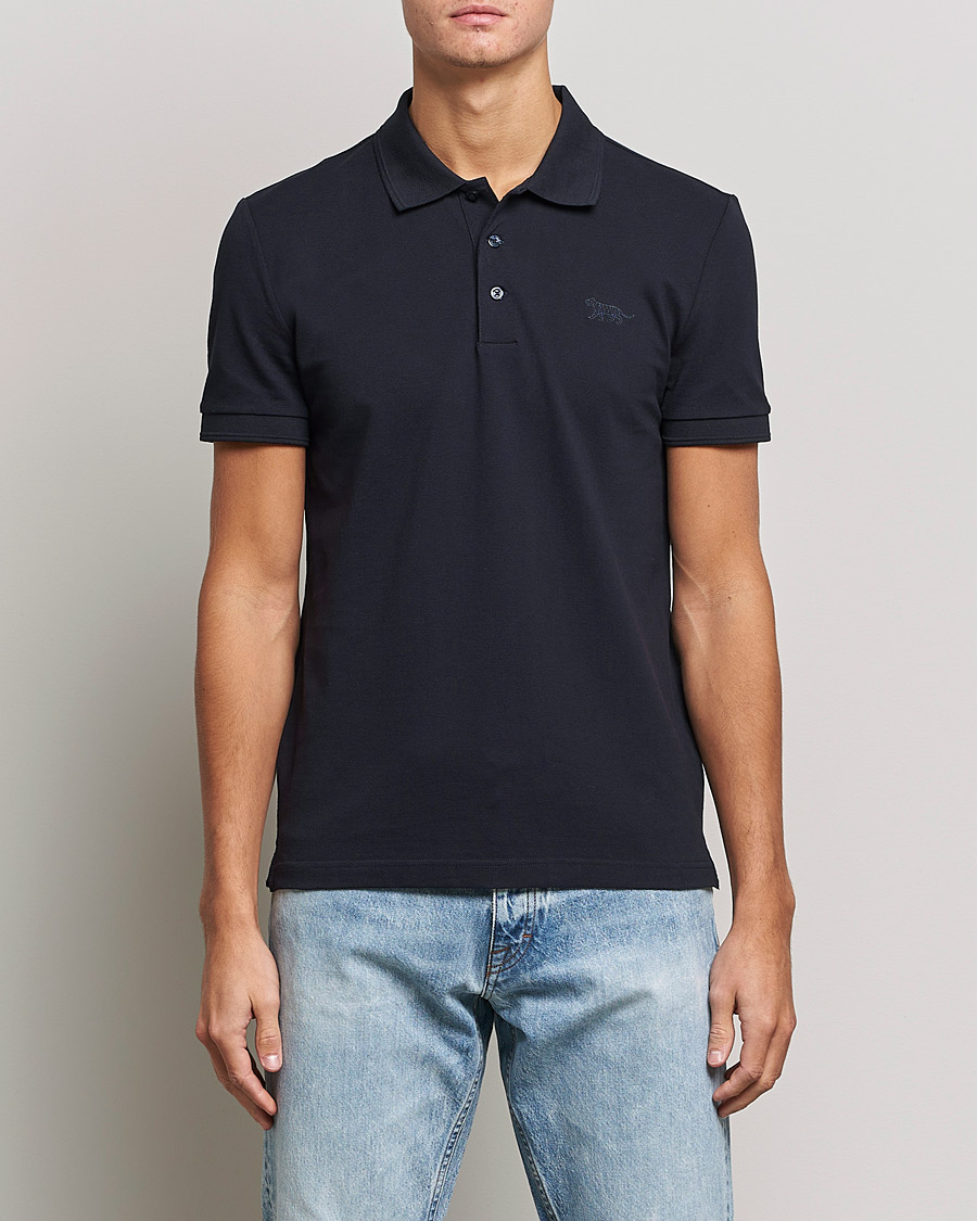 Uomini | Maglieria | Tiger of Sweden | Darios Long Sleeve Piqué Light Ink