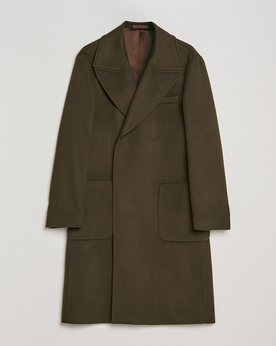 Uomini | Giacche | Tiger of Sweden | Jeean Wool Coat Dark Brown