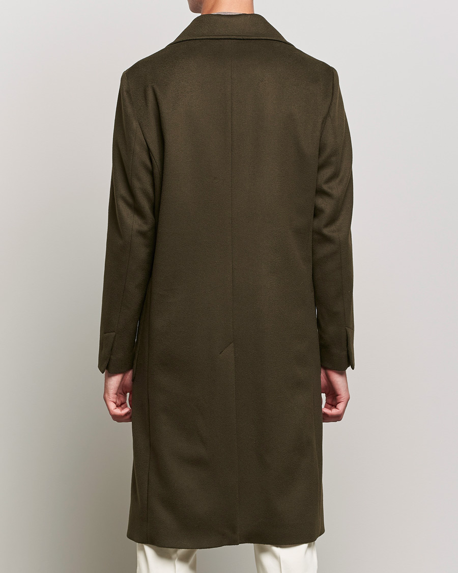 Uomini | Giacche | Tiger of Sweden | Jeean Wool Coat Dark Brown