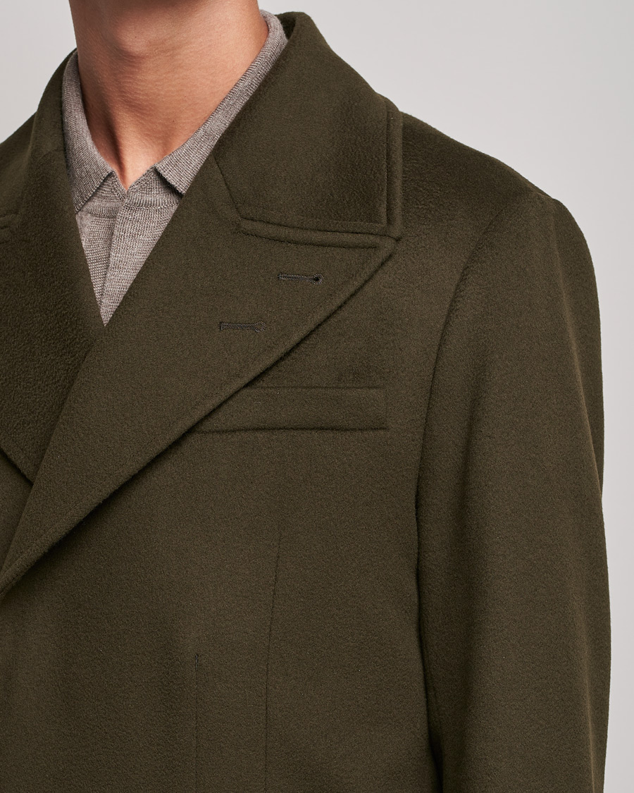 Uomini | Giacche | Tiger of Sweden | Jeean Wool Coat Dark Brown