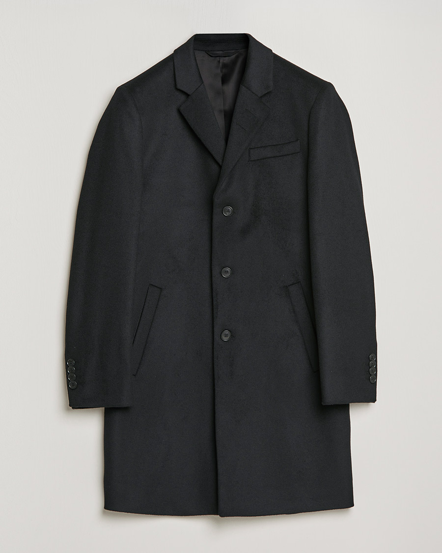 Uomini | Giacche | Tiger of Sweden | Cempsey Wool Cashmere Coat Black