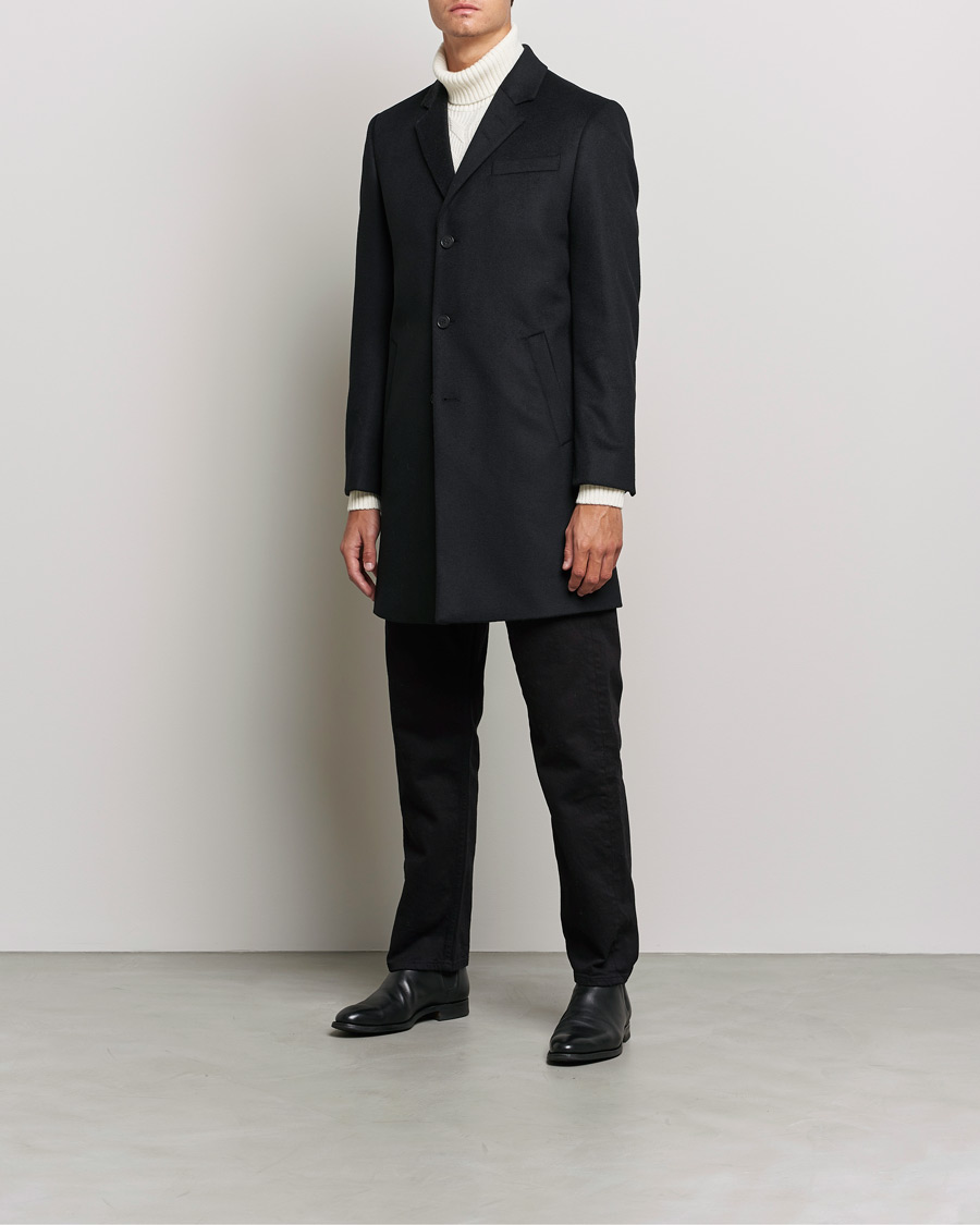 Uomini | Giacche | Tiger of Sweden | Cempsey Wool Cashmere Coat Black
