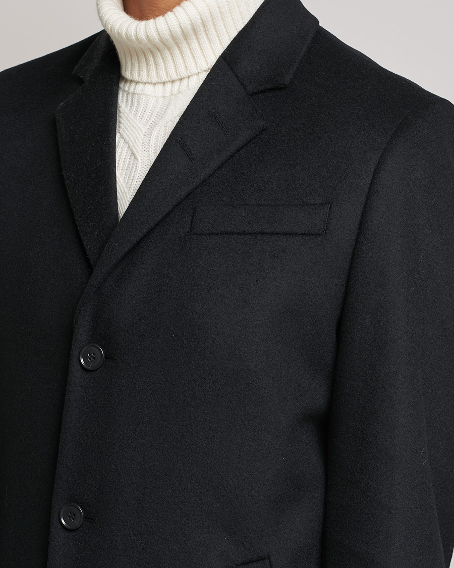 Uomini | Giacche | Tiger of Sweden | Cempsey Wool Cashmere Coat Black