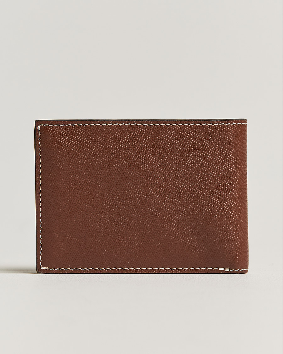 Uomini | Tiger of Sweden Wivalius Leather Card Holder Light Brown | Tiger of Sweden | Wivalius Leather Card Holder Light Brown
