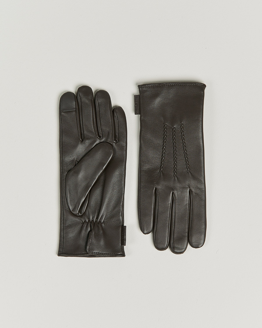 Uomini | Tiger of Sweden Garvin Leather Gloves Turkish Coffee | Tiger of Sweden | Garvin Leather Gloves Turkish Coffee