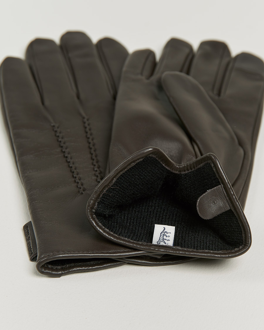 Uomini | Tiger of Sweden Garvin Leather Gloves Turkish Coffee | Tiger of Sweden | Garvin Leather Gloves Turkish Coffee