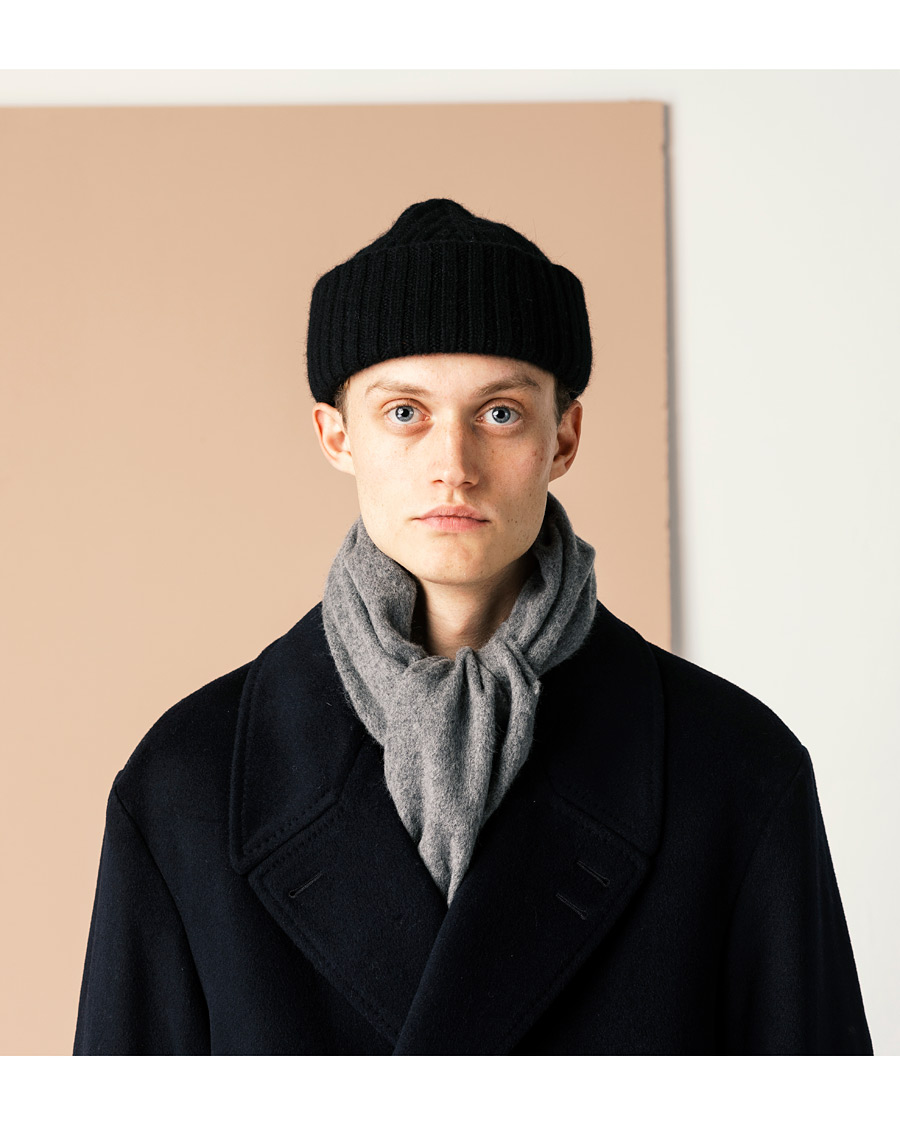 Uomini | Tiger of Sweden Sylan Wool Scarf Grey Mel | Tiger of Sweden | Sylan Wool Scarf Grey Mel