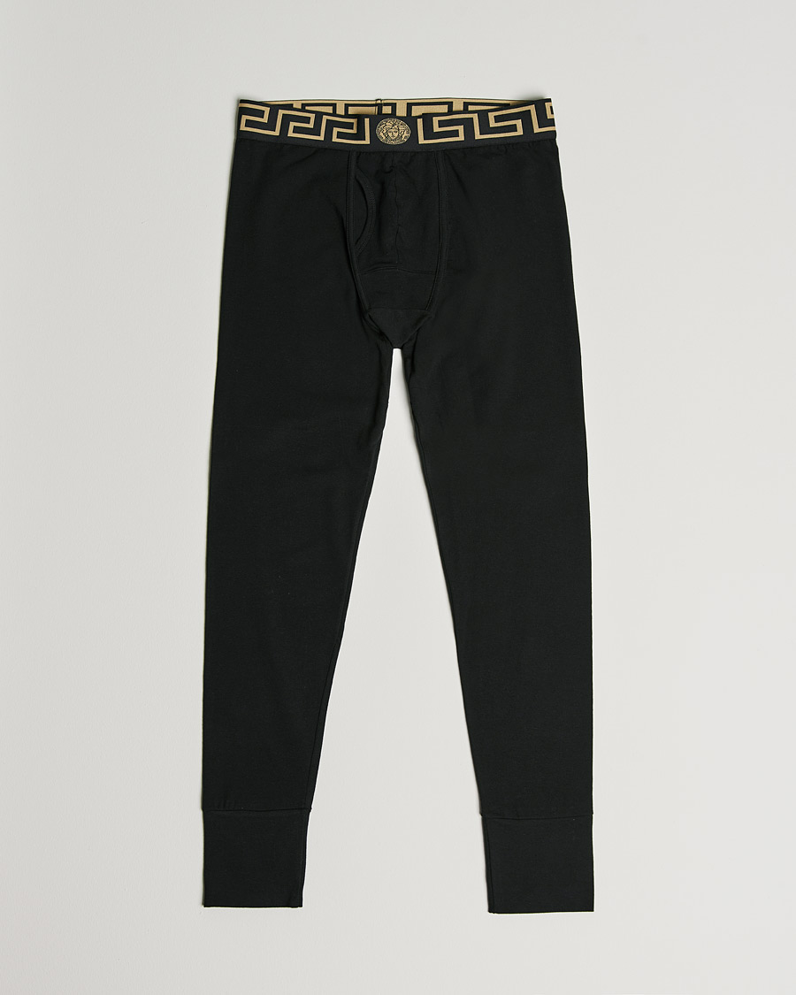 Uomini | Biancheria intima | Versace | Greca Long Johns Black