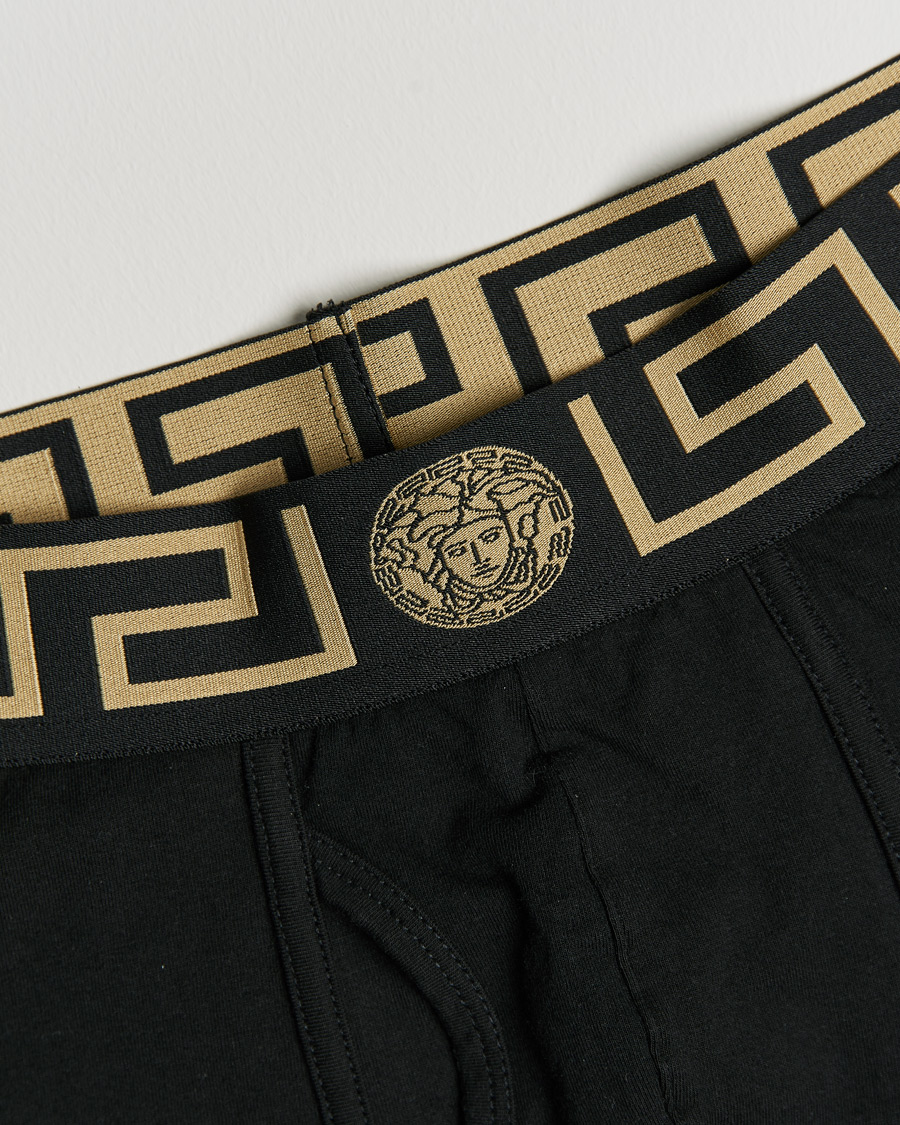 Uomini | Biancheria intima | Versace | Greca Long Johns Black