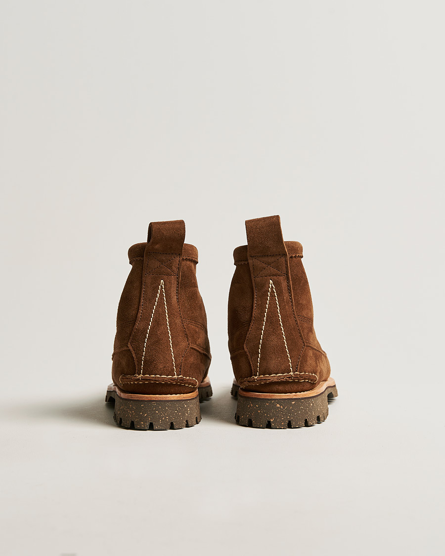 Uomini | Yuketen Cortina Sole Angler Boots Dark Brown Suede | Yuketen | Cortina Sole Angler Boots Dark Brown Suede