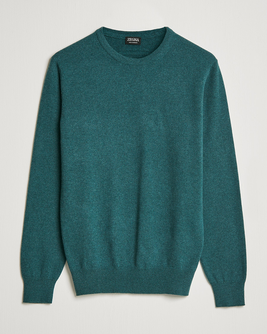 Uomini | Maglieria | Zegna | Oasi Cashmere Crew Neck Teal