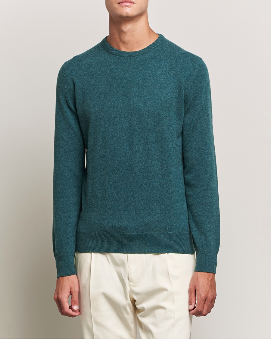 Uomini | Maglieria | Zegna | Oasi Cashmere Crew Neck Teal
