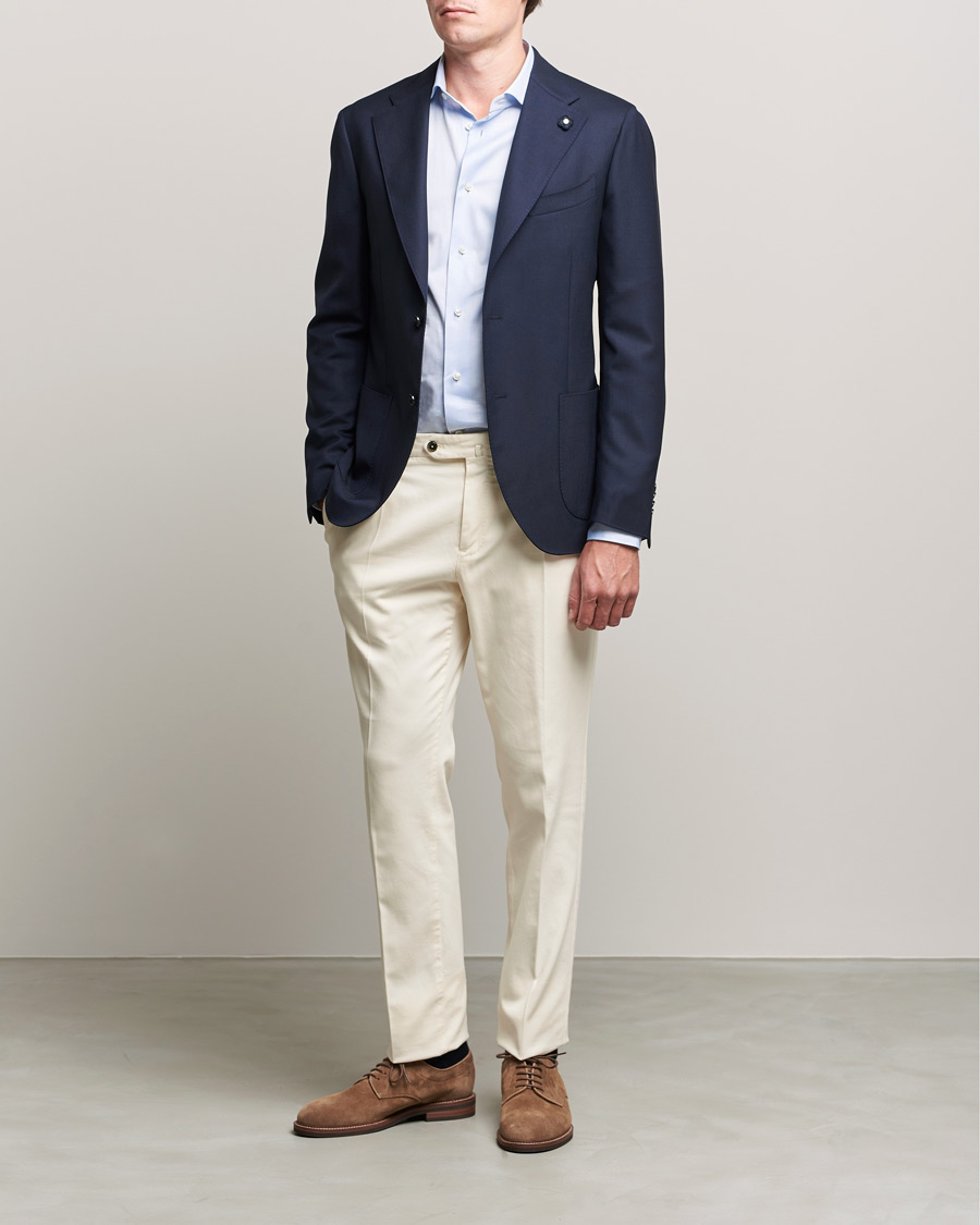 Uomini | Camicie | Zegna | Slim Fit Dress Shirt Light Blue