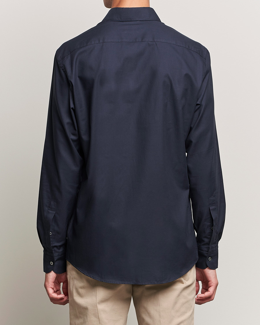 Uomini | Camicie | Zegna | Premium Cotton Shirt Navy