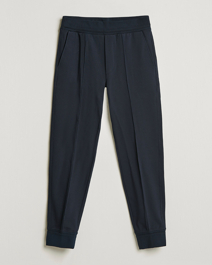 Uomini | Pantaloni | Zegna | Cotton Stretch Joggers Navy