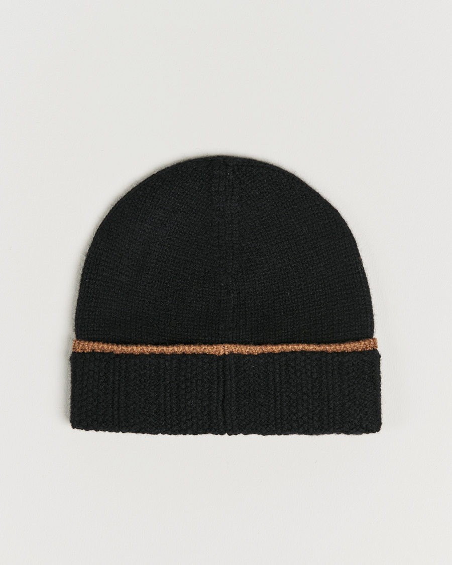 Uomini | Zegna Cashmere Beanie Black | Zegna | Cashmere Beanie Black