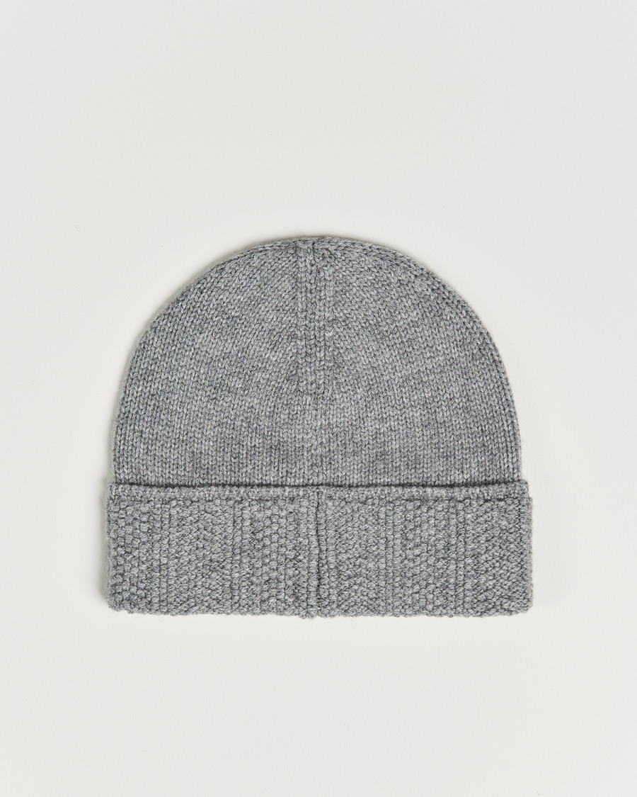Uomini | Zegna Cashmere Beanie Light Grey | Zegna | Cashmere Beanie Light Grey