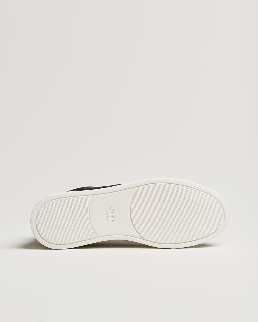 Uomini | Zegna Triple Stitch Sneaker Dark Brown Calf | Zegna | Triple Stitch Sneaker Dark Brown Calf