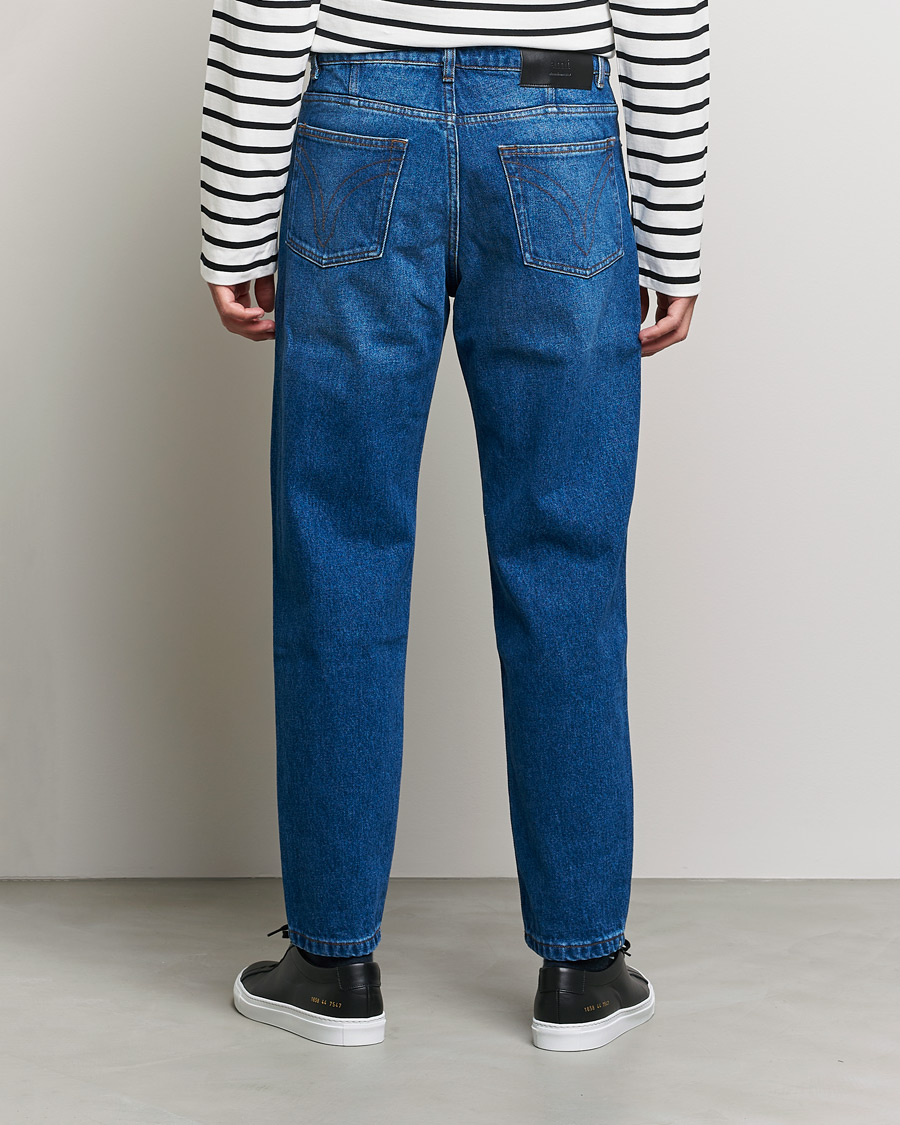 Uomini | Jeans | AMI | Tapered Jeans Dark Blue Wash