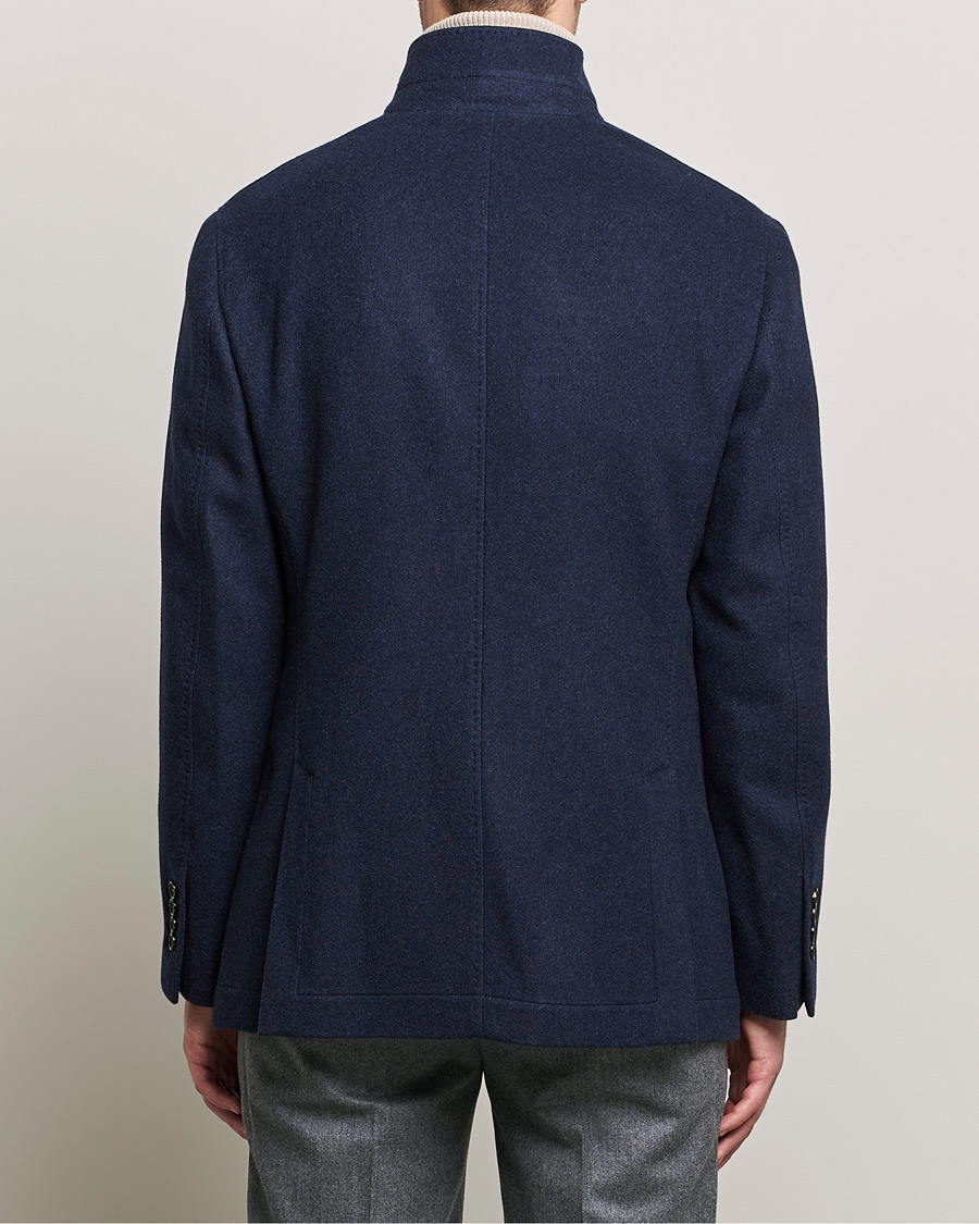 Uomini | Giacche | Brunello Cucinelli | Cashmere City Jacket Dark Blue
