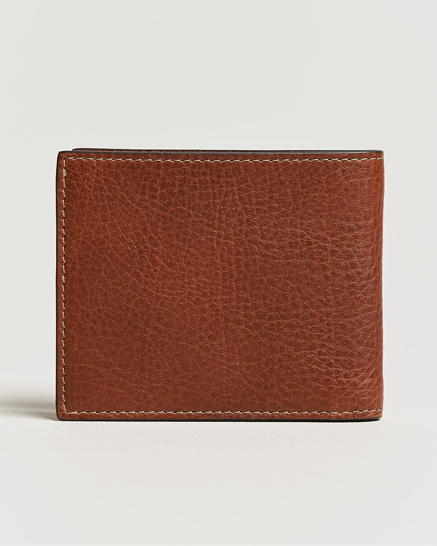 Uomini | Brunello Cucinelli Grain Leather Wallet Cognac | Brunello Cucinelli | Grain Leather Wallet Cognac