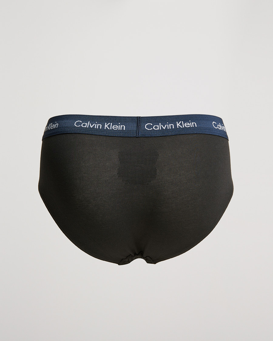 Uomini | Biancheria intima | Calvin Klein | Cotton Stretch Hip Breif 3-Pack Black