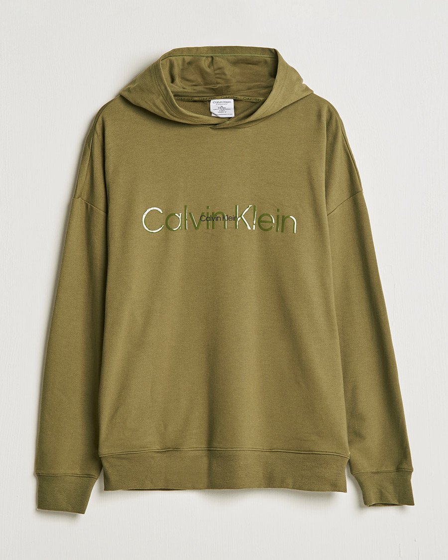 Uomini | Maglieria | Calvin Klein | Loungewear Logo Hoodie Olive