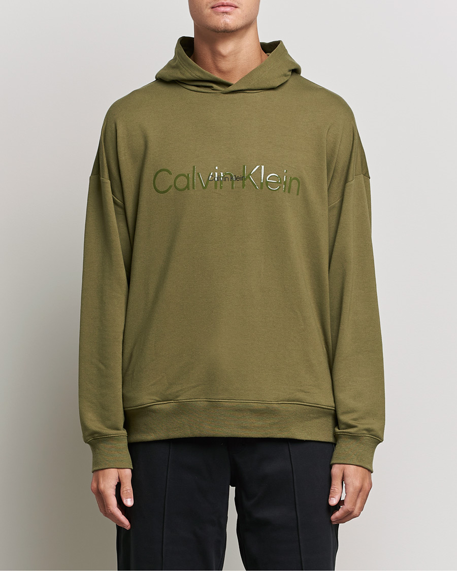 Uomini | Maglieria | Calvin Klein | Loungewear Logo Hoodie Olive