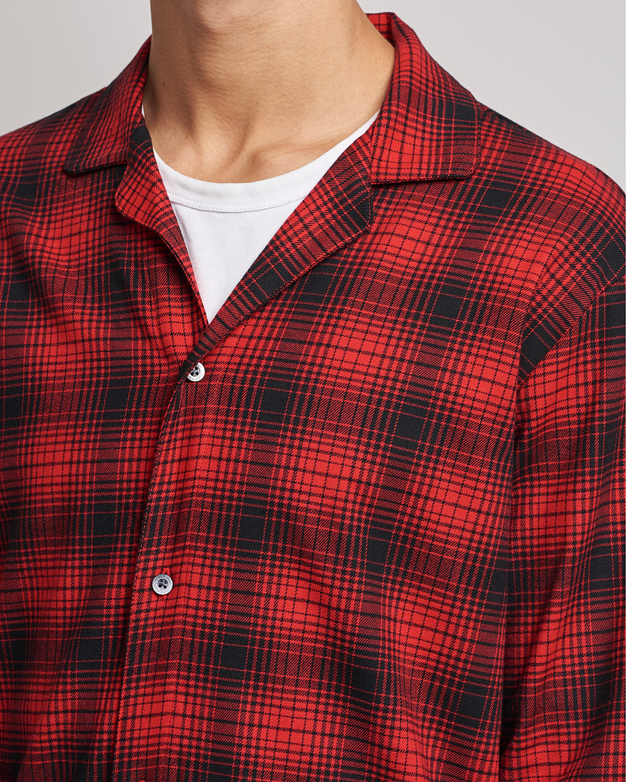 Uomini | Accappatoi & Pigiami | Calvin Klein | Cotton Checked Pyajama Set Red/Black