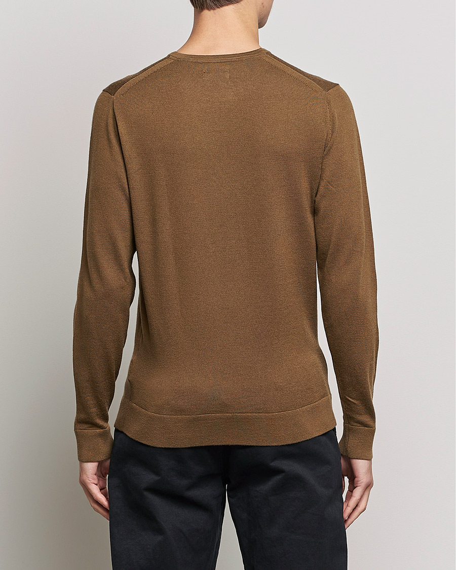 Uomini | Maglieria | Calvin Klein | Superior Wool Crew Neck Sweater Chester Brown